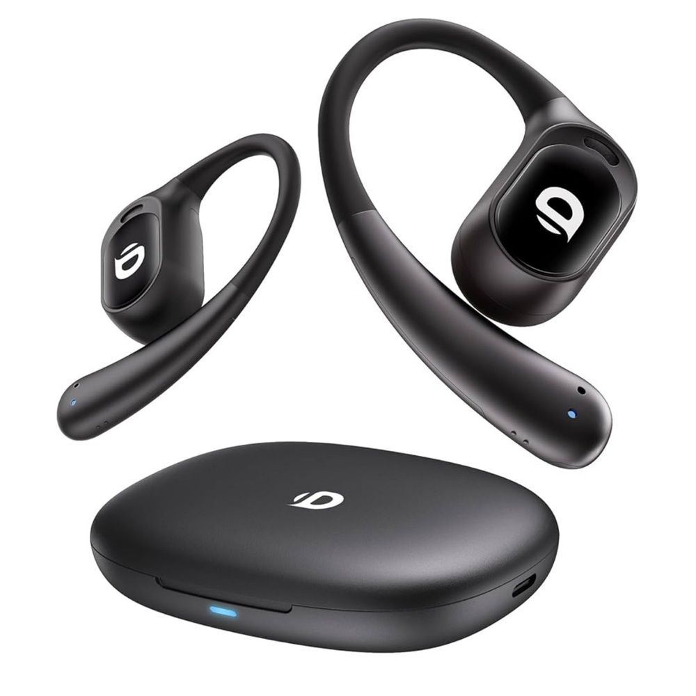 Open Ear Earbuds, True Wireless Open Ear Headphones with Earhooks New op…